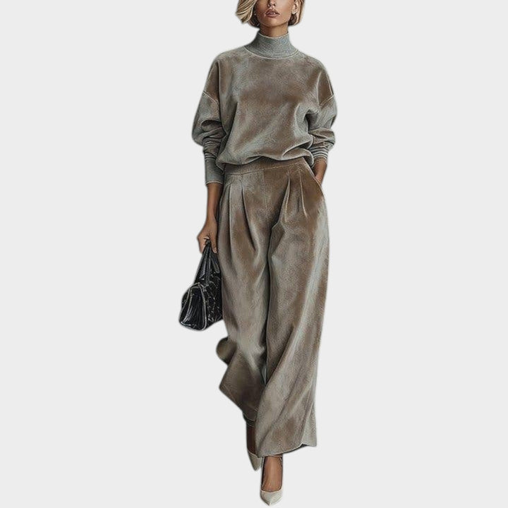 Velour Two Piece Lounge Set