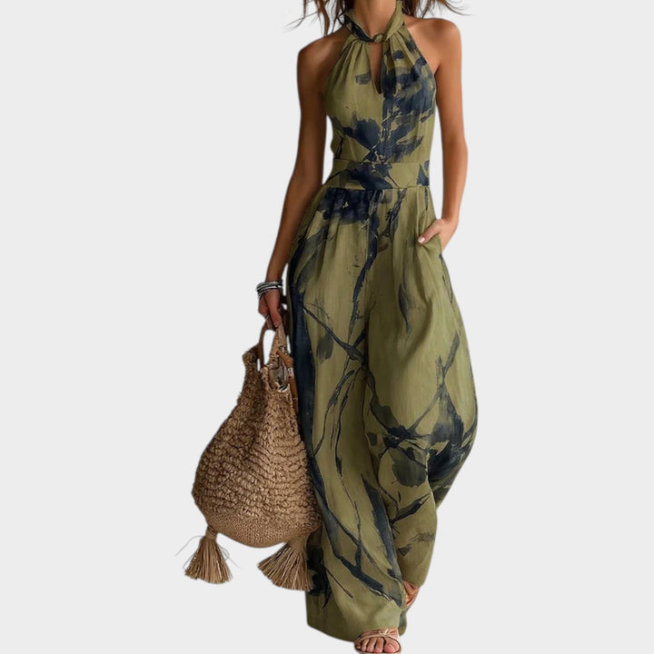 Elegant Halter Maxi Dress