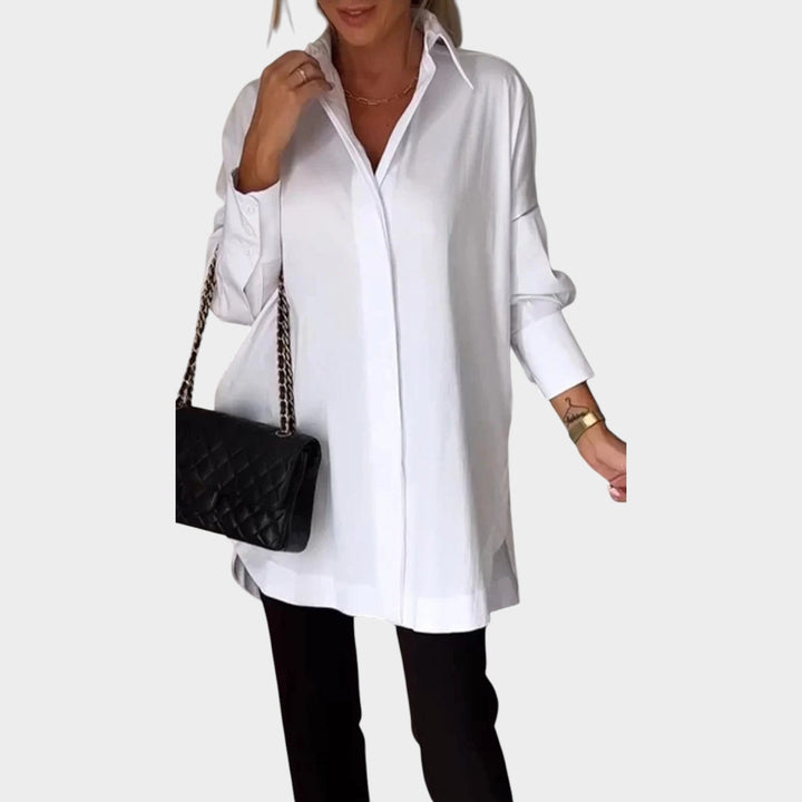 Oversized Classic Button-Up Shirt