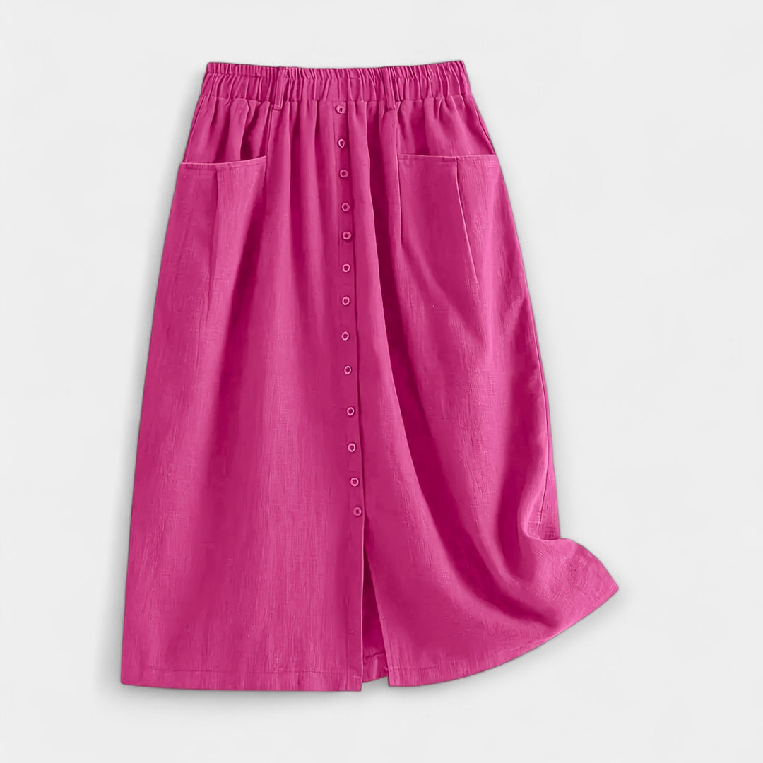Midi Skirt with Vintage Style