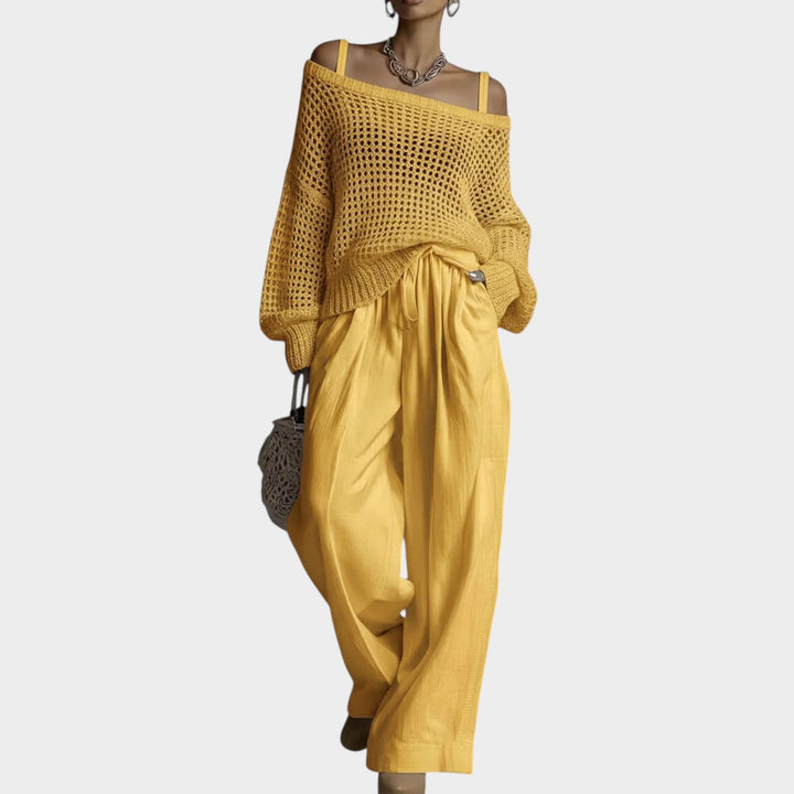 Effortless Knit & Wide-Leg Set