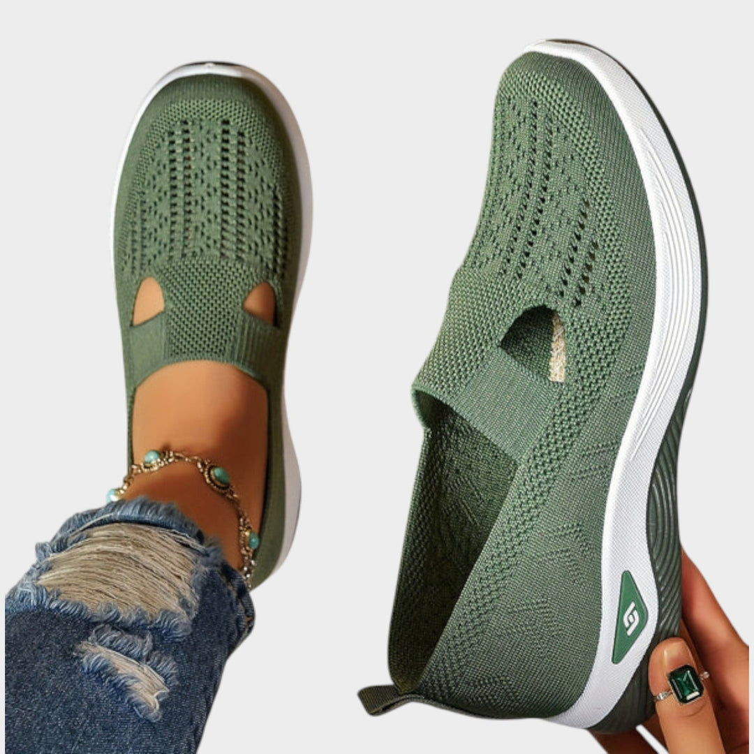 Breathable Slip-On Comfort Sneakers