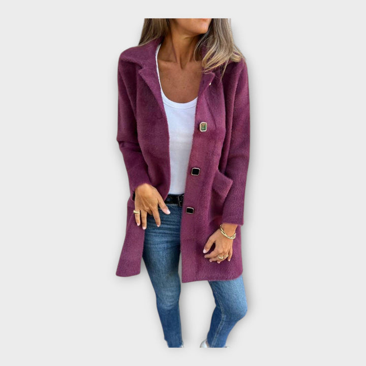 Elegant Closure Wool Coat