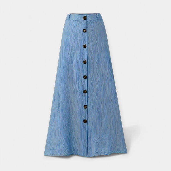 Sheer Midi Skirt with Slit