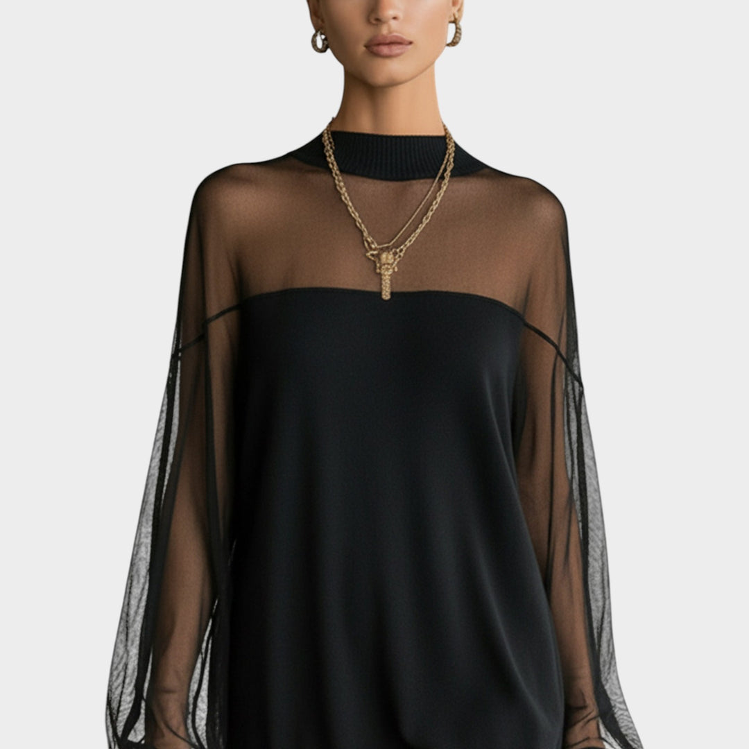 Sheer Nights Mini Dress