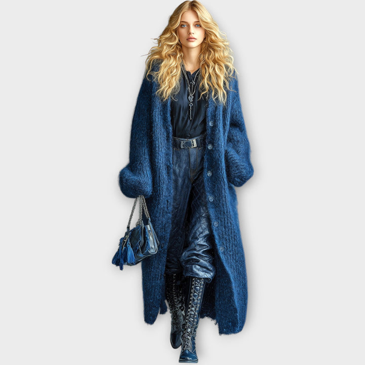 Chic Longline Cozy Knit Cardigan