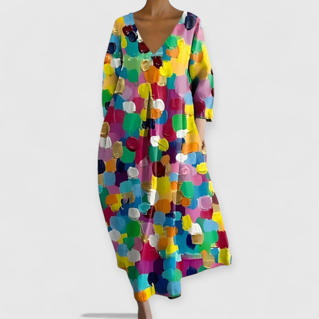 Multicolored Dress Large