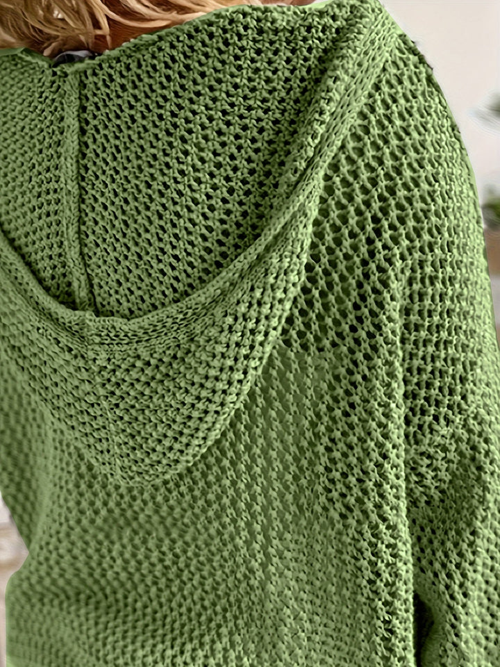 Freya | Cozy Hooded Knit Pullover