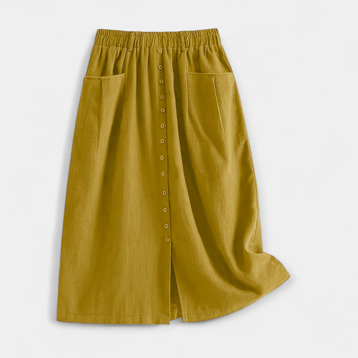 Midi Skirt with Vintage Style