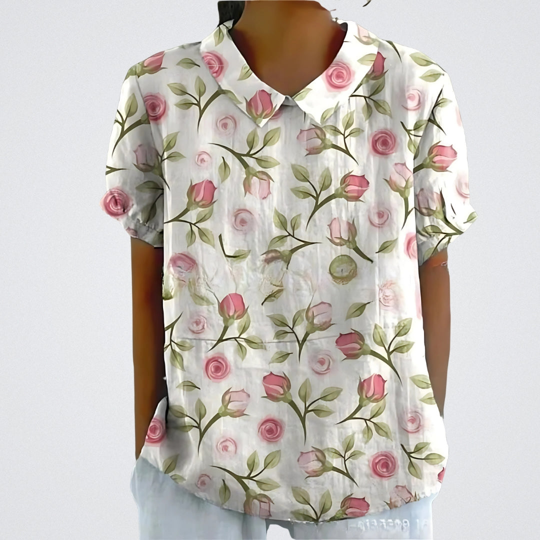 Flowered Blouse