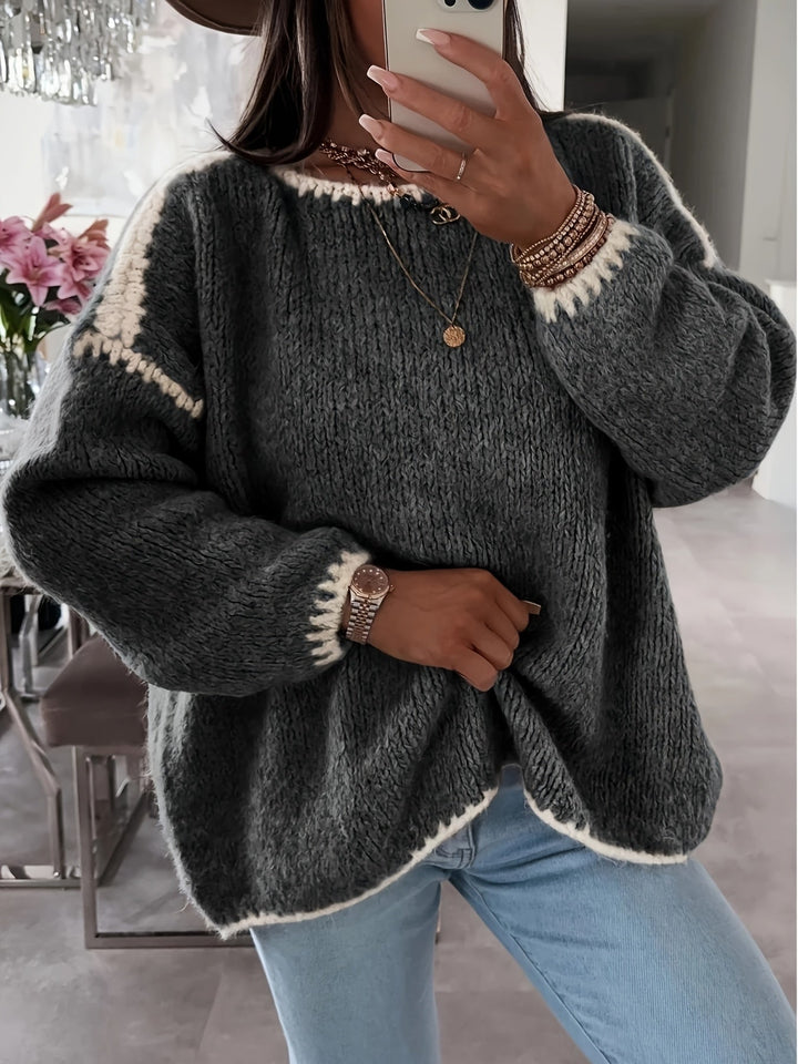 Anna | Trendy Knit Pullover