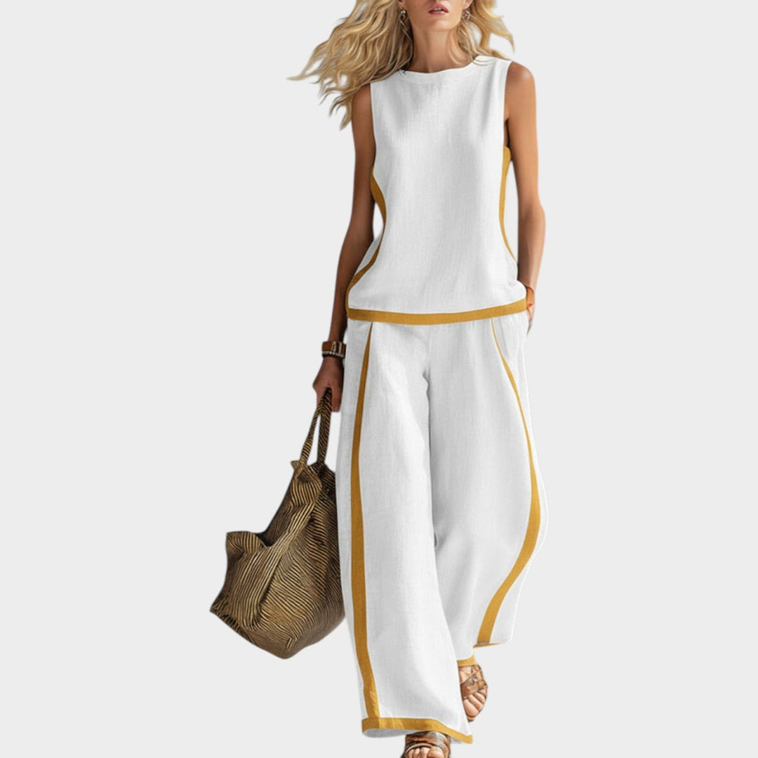 Two-Piece Wide-Leg Set