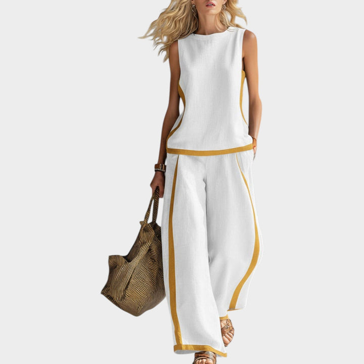 Two-Piece Wide-Leg Set