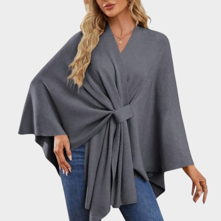 Chic Draped Cape Top