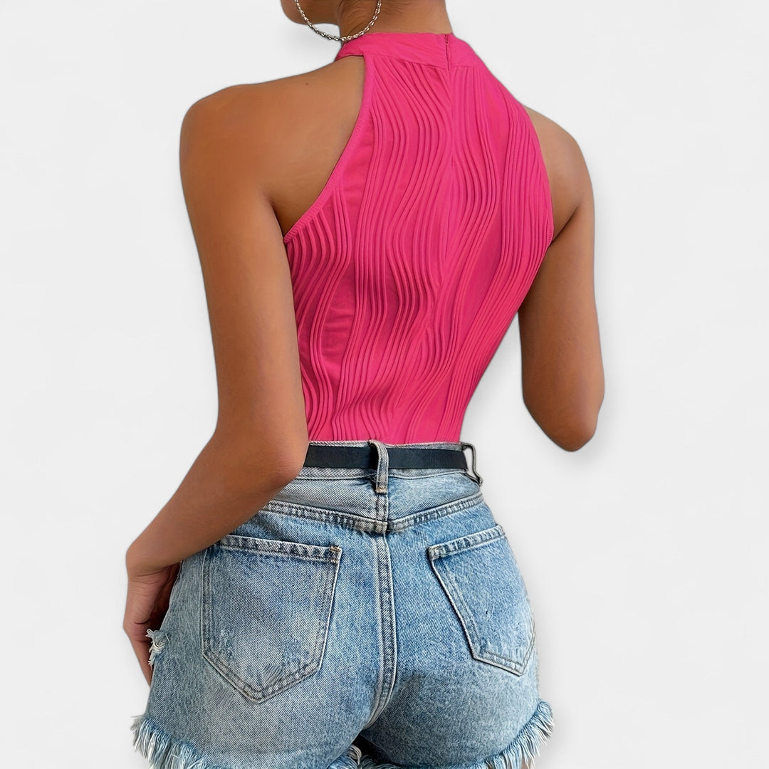 Full Body Bodysuit with Adjustable Ruching