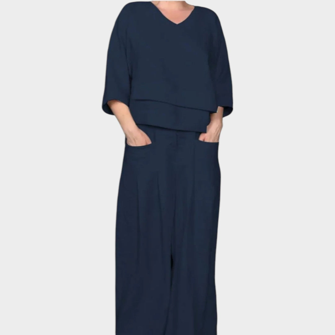 Relaxed Luxe Two-Piece Lounge Set