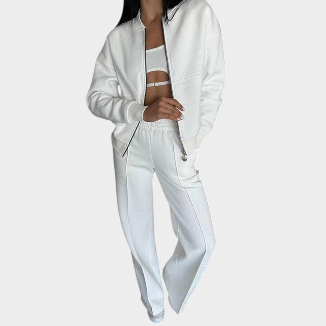 Chic Zip-Up Lounge Set