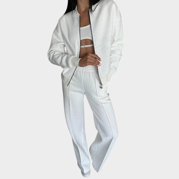 Chic Zip-Up Lounge Set