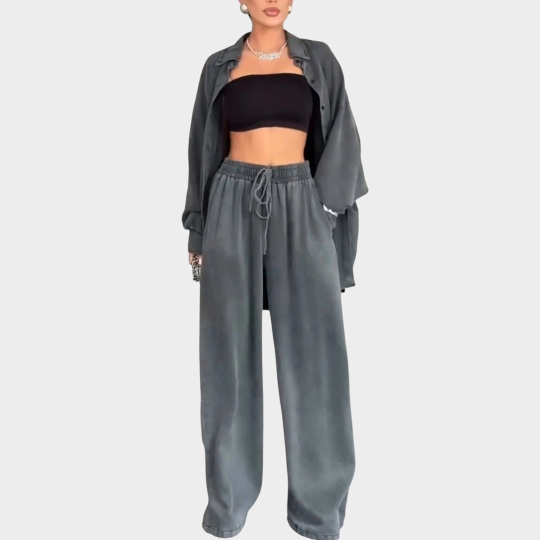 Effortless Chic Two-Piece Casual Suit