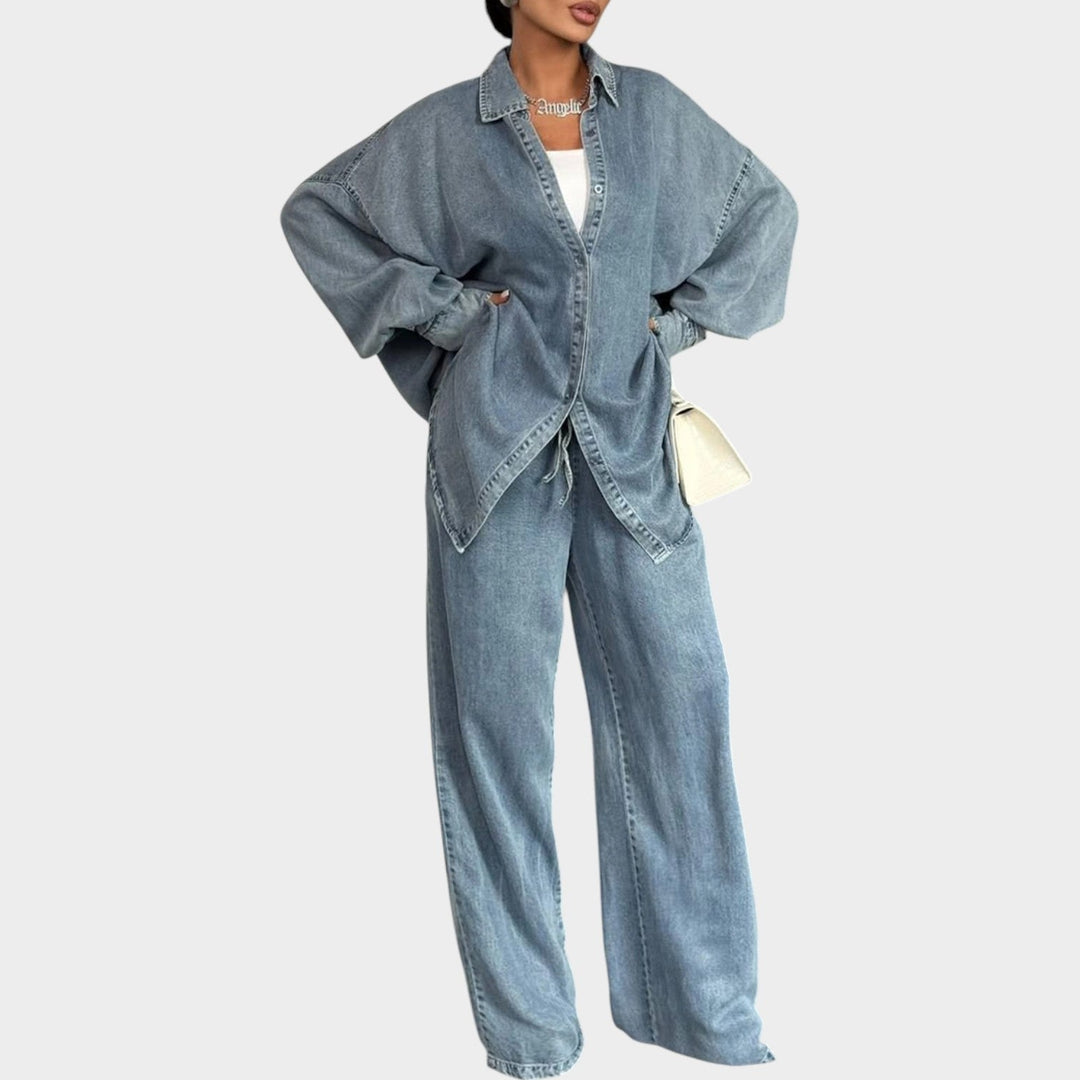 Effortless Chic Two-Piece Casual Suit