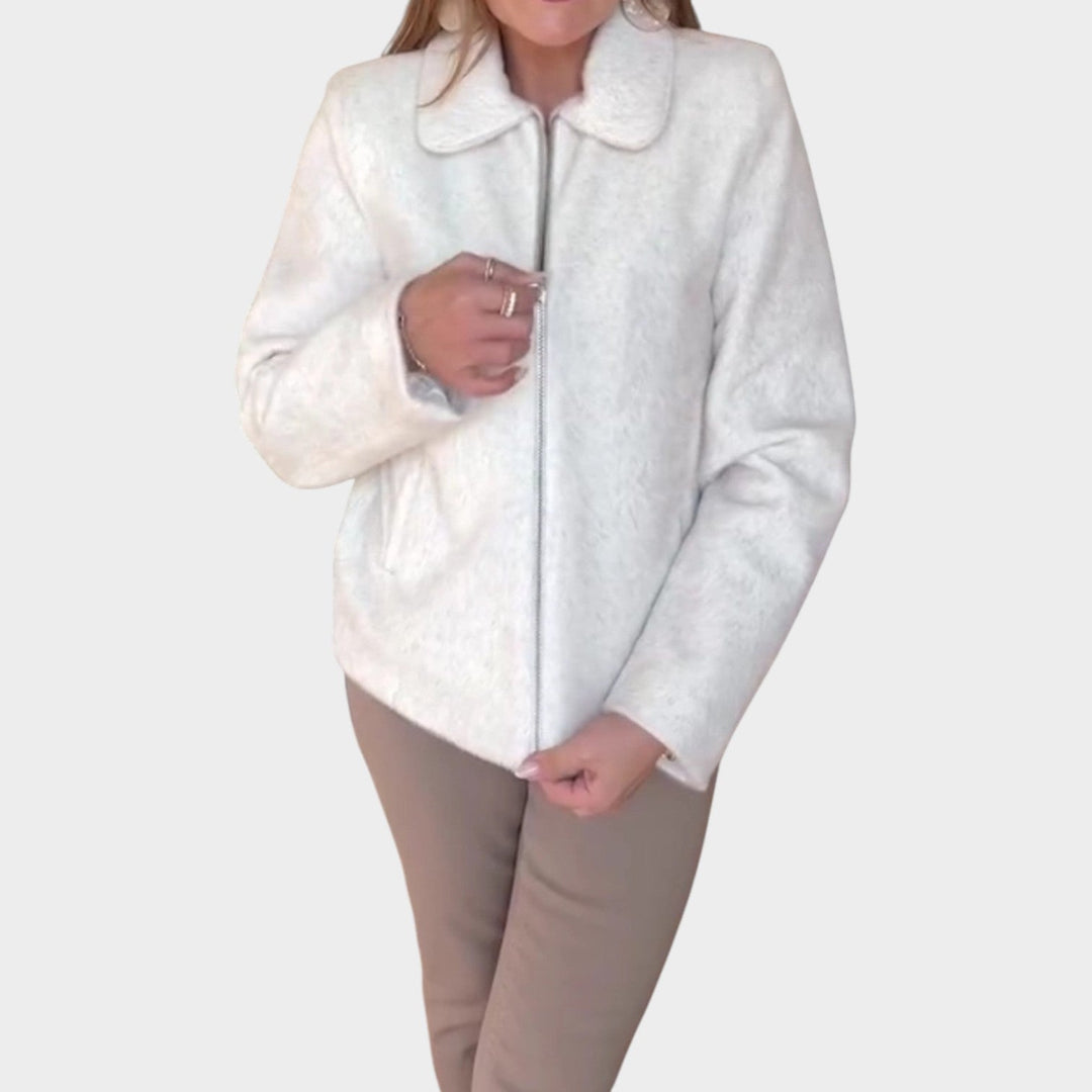 Plush Zip-Up Jacket