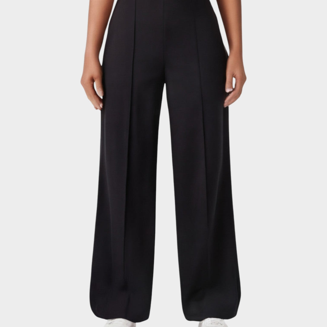 High-Waisted Wide-Leg Lounge Pants