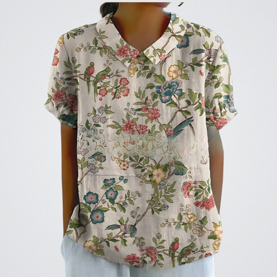 Flowered Blouse