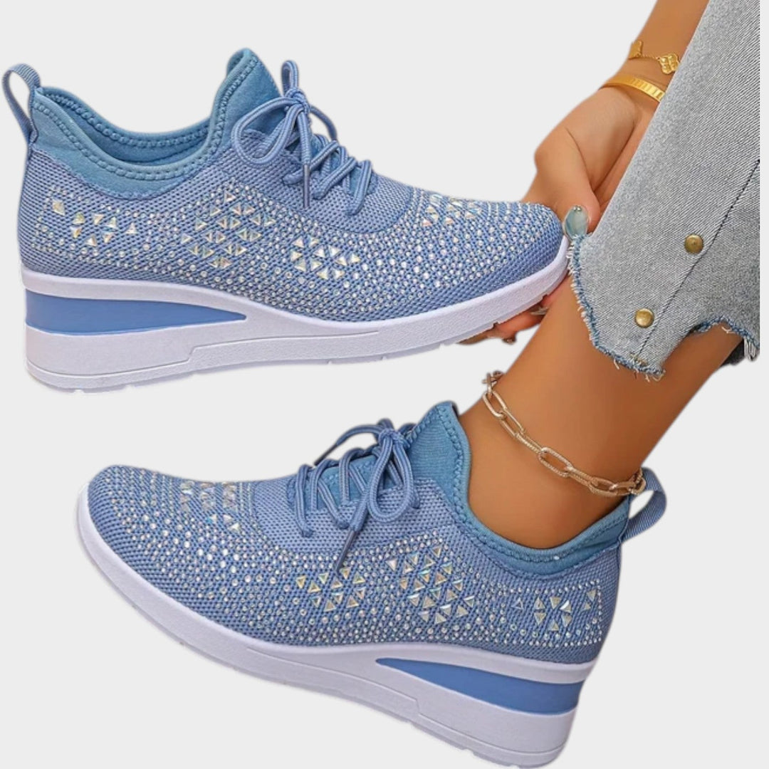 Sparkle Mesh Comfort Sneakers