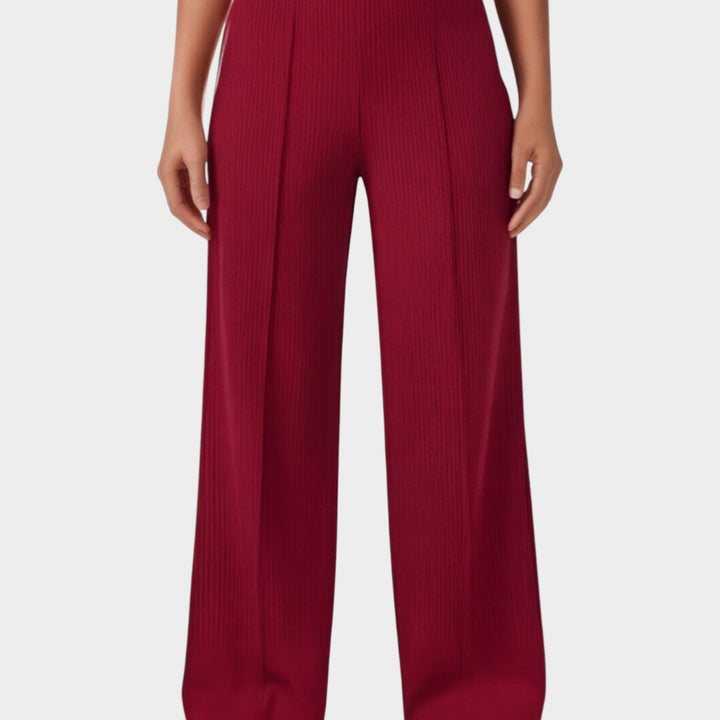 High-Waisted Wide-Leg Lounge Pants