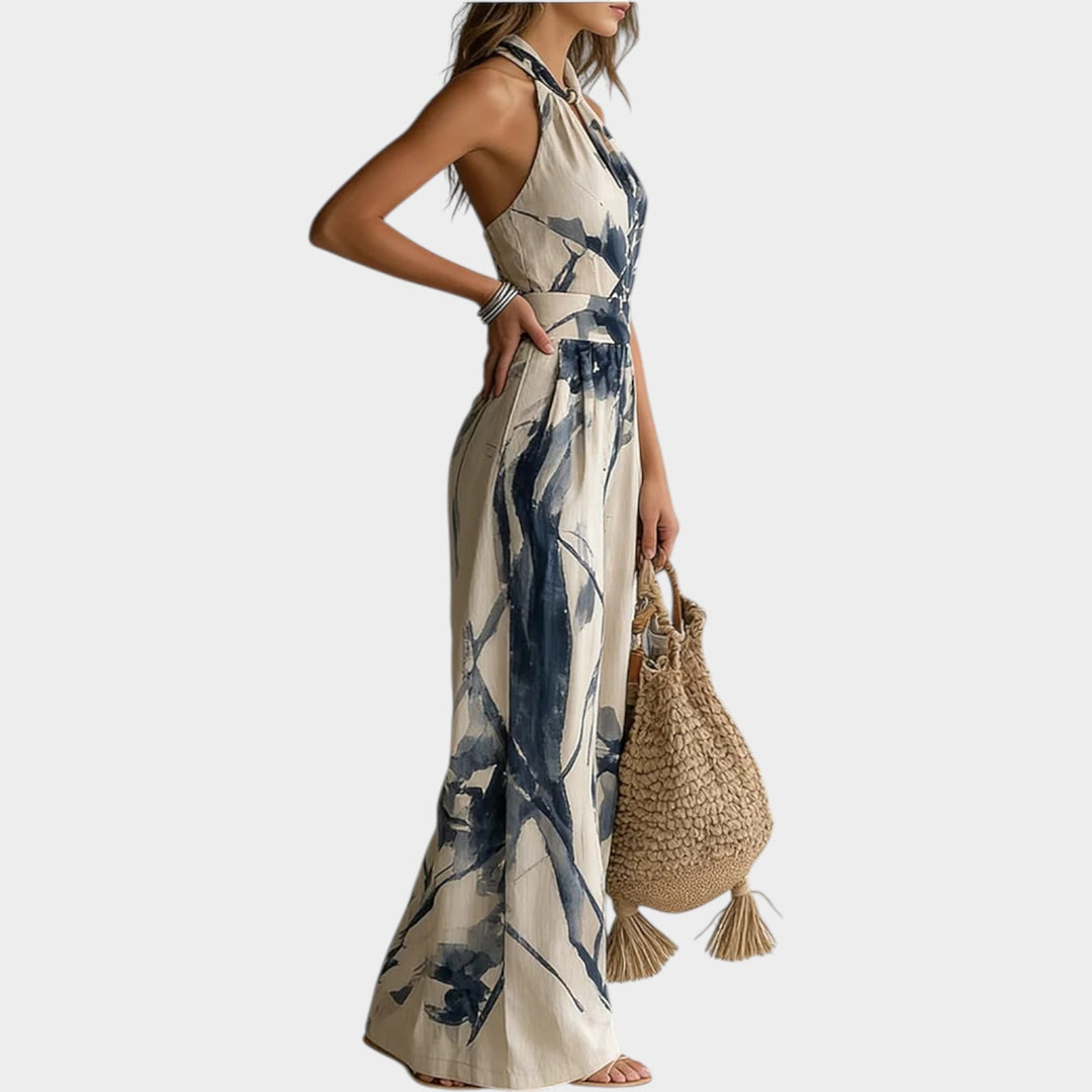 Elegant Halter Maxi Dress