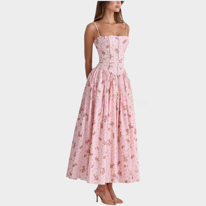 Elegant Floral Maxi Dress