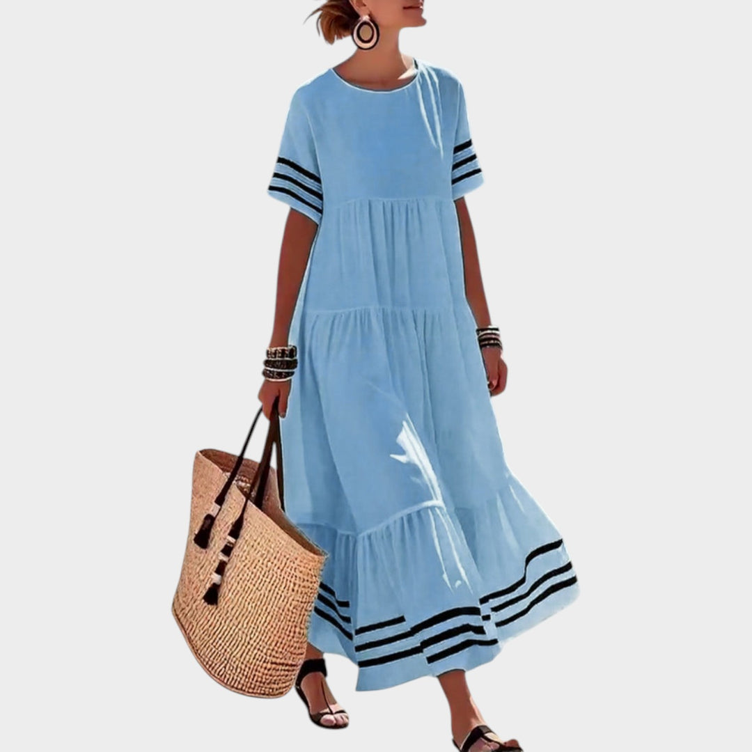 Relaxed Tiered Maxi Dress
