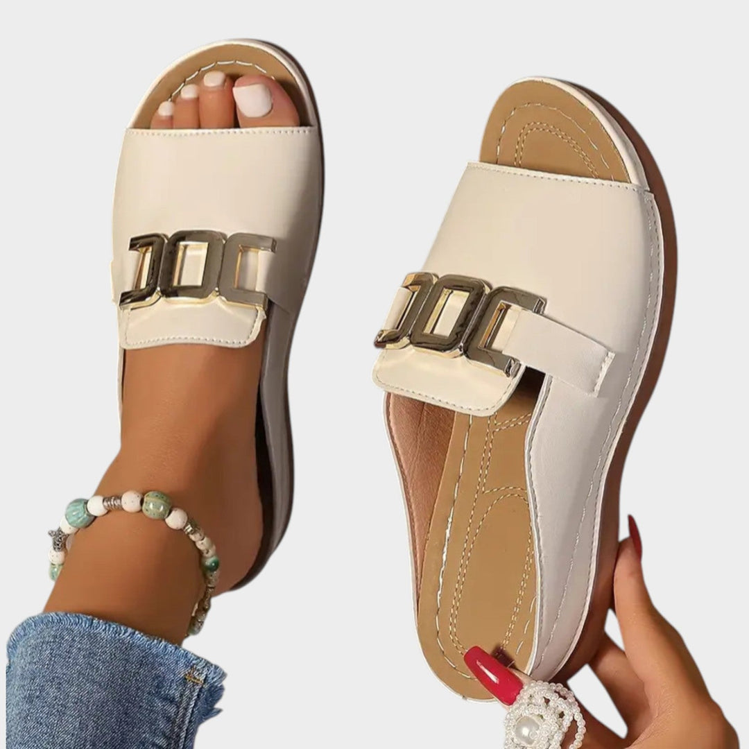 Elegant Chain Strap Comfort Sandals