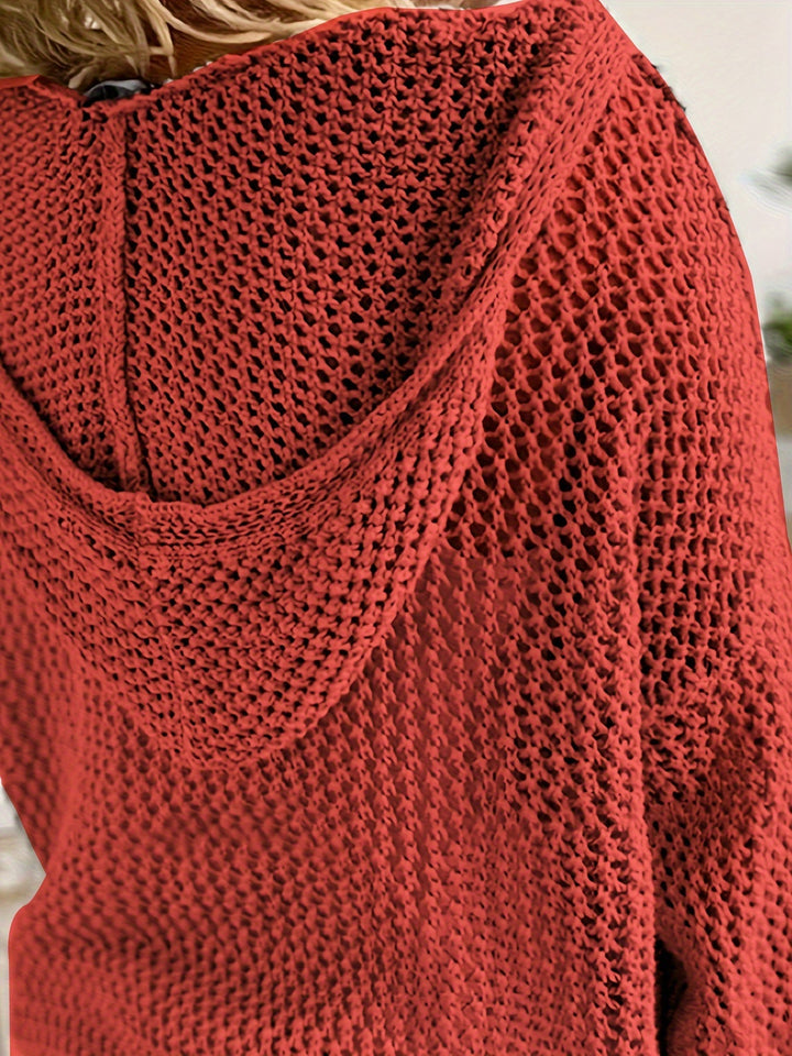 Freya | Cozy Hooded Knit Pullover