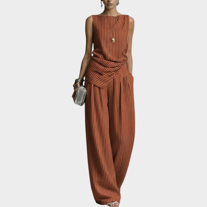 Striped Two-Piece Set