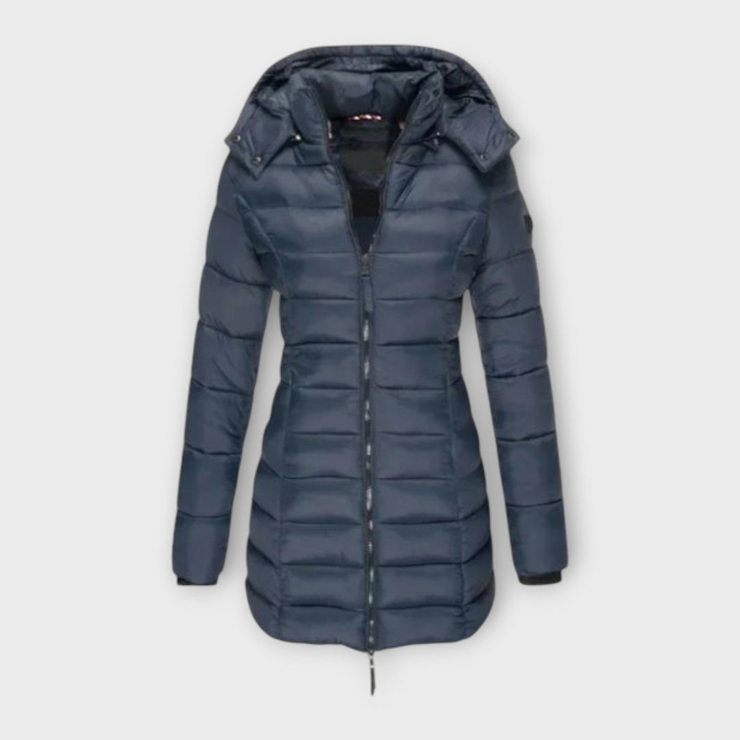 Featherweight Extended-Length Puffer Coat
