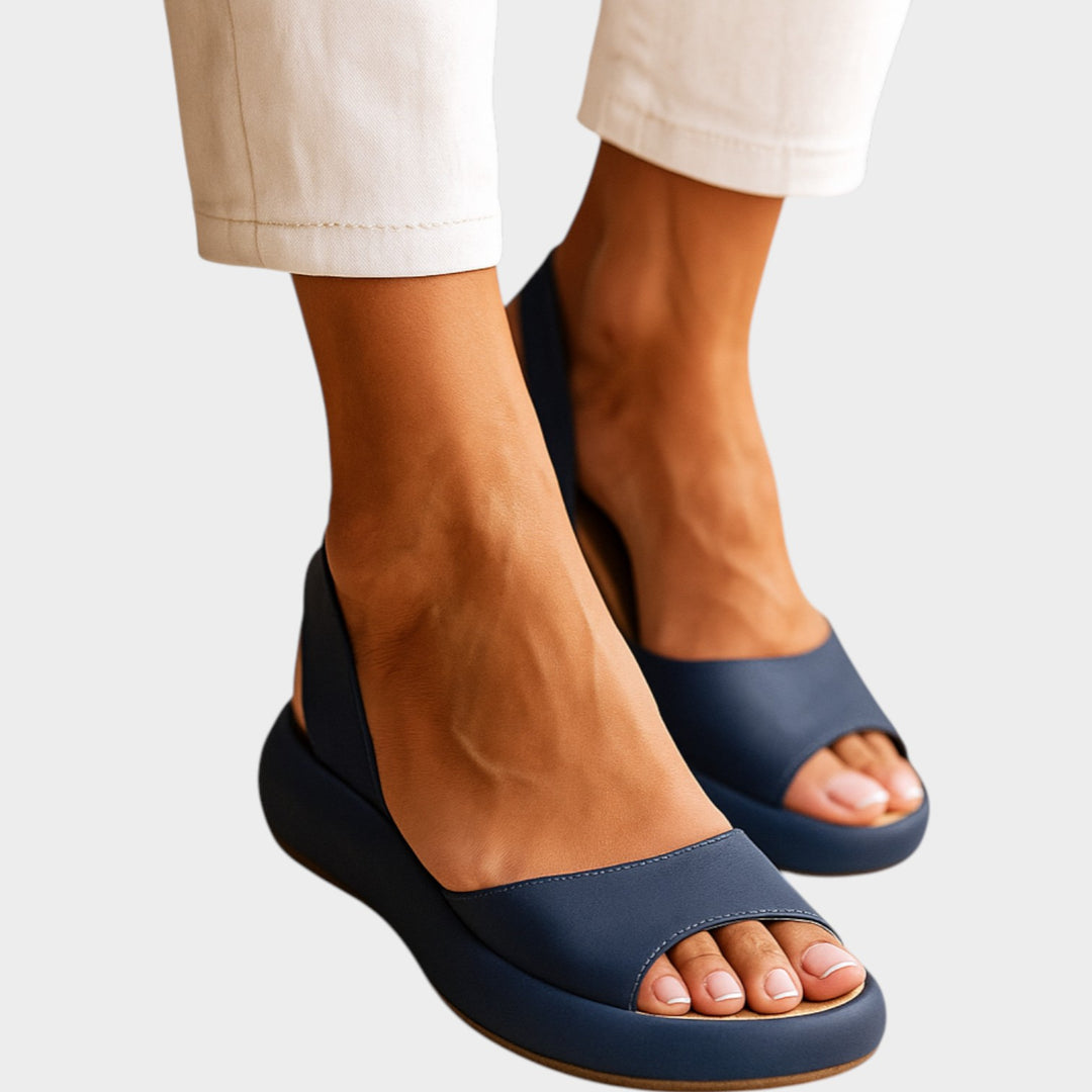Sleek Open‑Toe Slingback Sandals