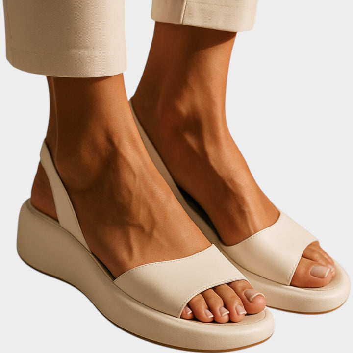 Sleek Open‑Toe Slingback Sandals
