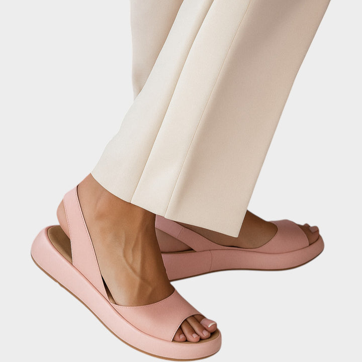 Sleek Open‑Toe Slingback Sandals