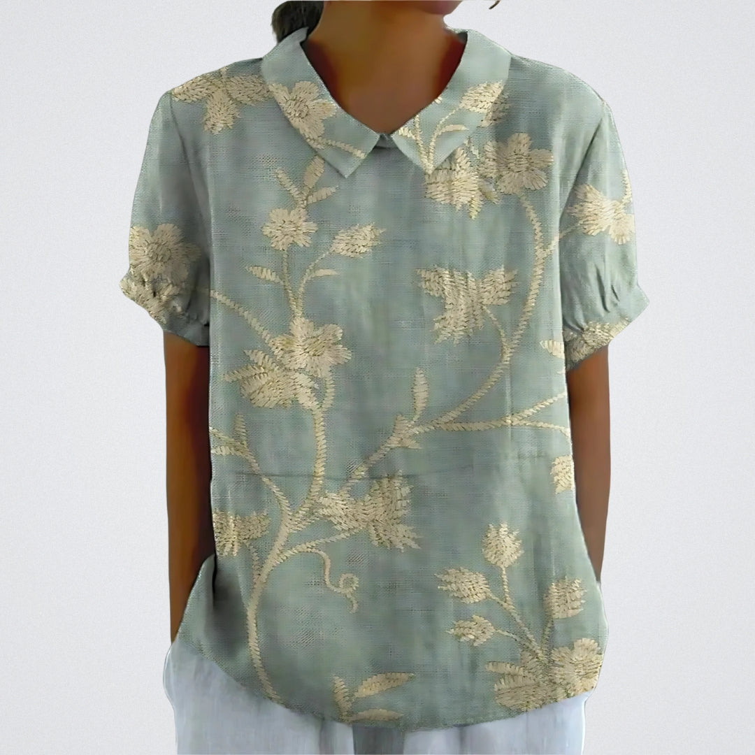 Flowered Blouse