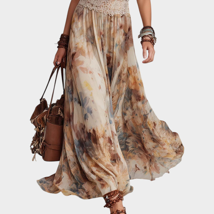 Boho Halter Flow Maxi Dress