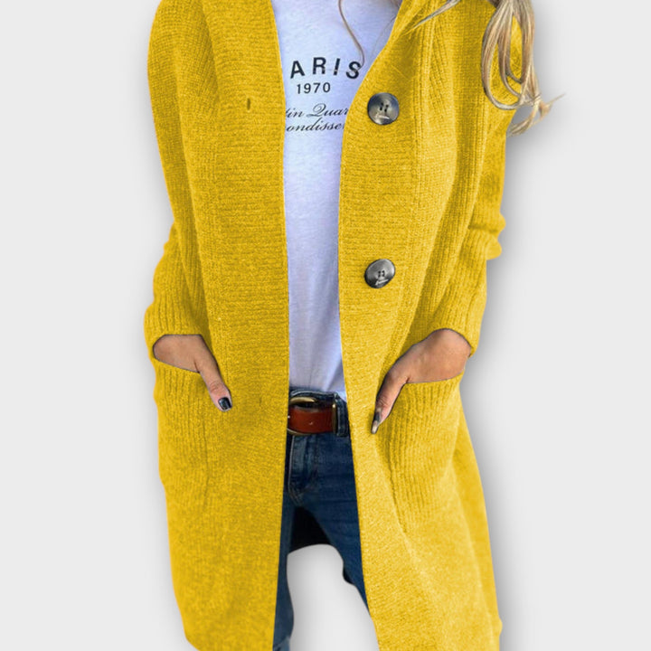 Comfortable Longline Cardigan with Button Front