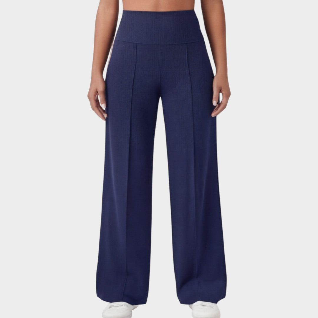 High-Waisted Wide-Leg Lounge Pants
