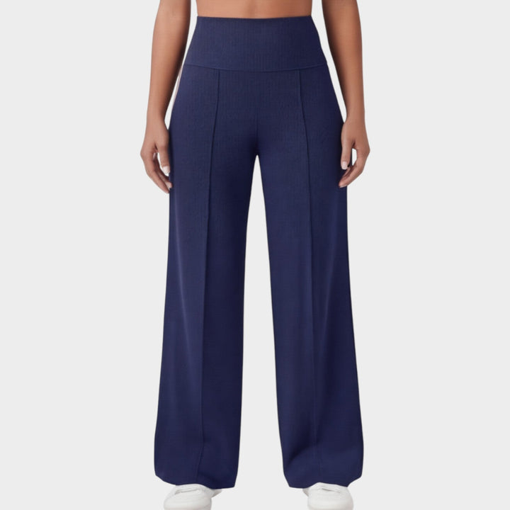 High-Waisted Wide-Leg Lounge Pants