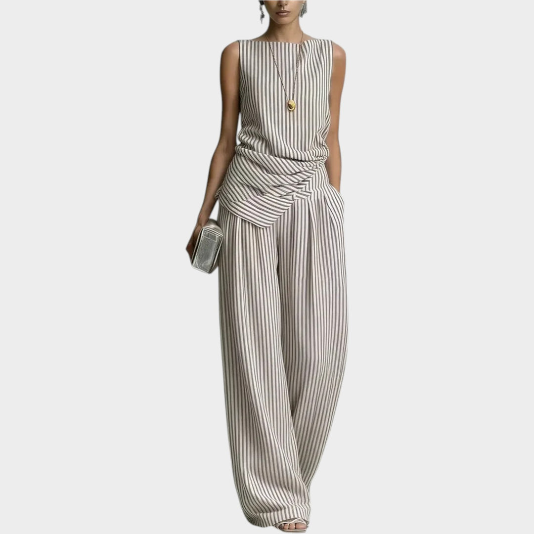 Striped Two-Piece Set