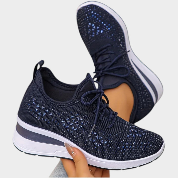 Sparkle Mesh Comfort Sneakers