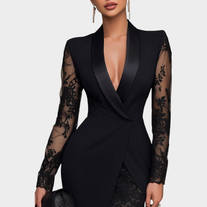 Lace Affair Midi Dress
