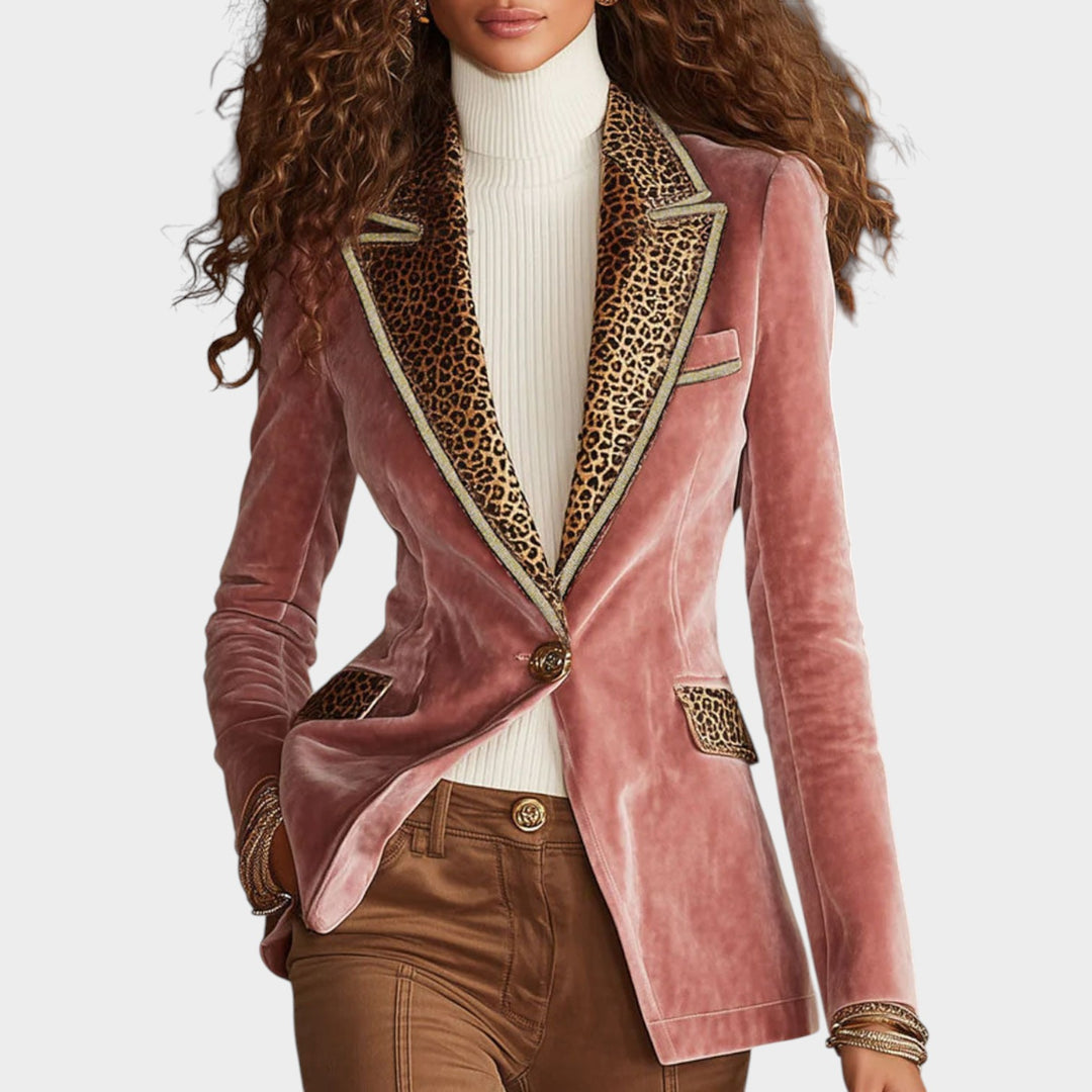 Statement Velvet Blazer Jacket