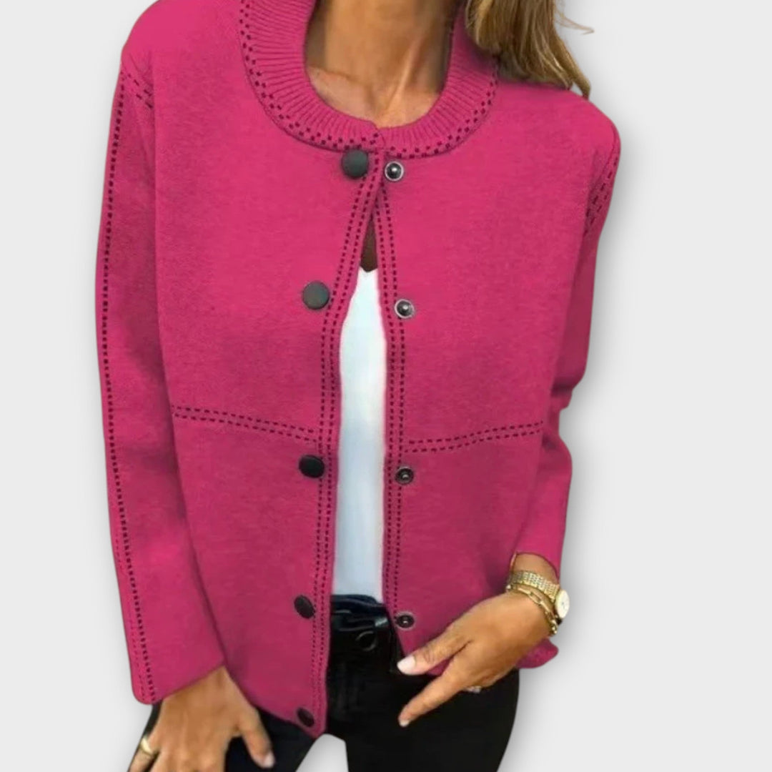 Timeless Button-Front Cardigan with Easy Elegance