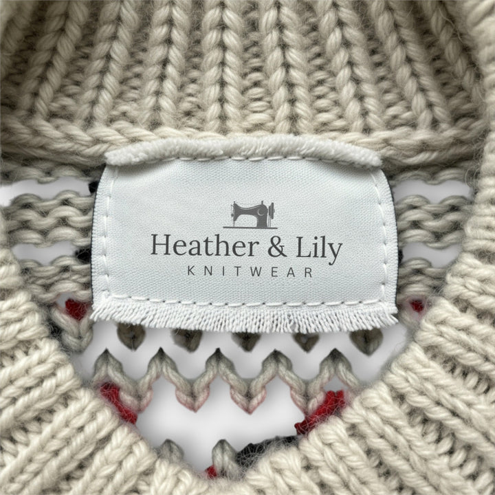 Sweater with Artistic Design